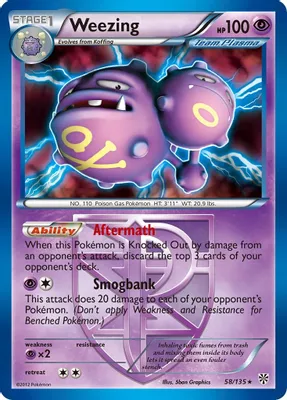 Weezing (Team Plasma) from Plasma Storm