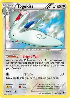 Togekiss from Plasma Storm