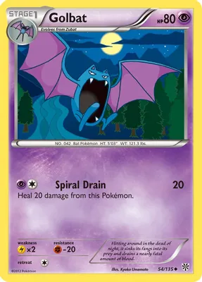Golbat from Plasma Storm