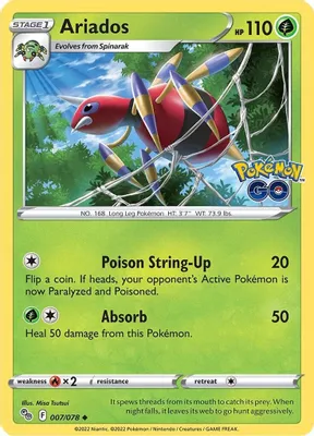 Ariados from Pokemon GO