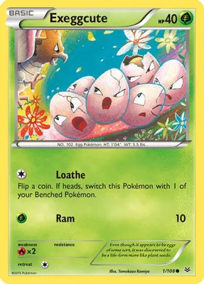 Exeggcute from XY - Roaring Skies
