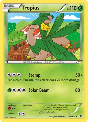 Tropius from XY - Roaring Skies
