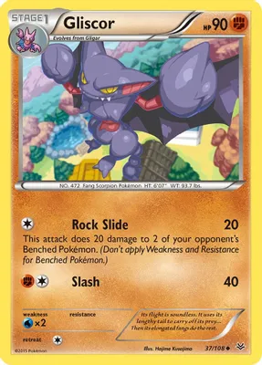 Gliscor from XY - Roaring Skies