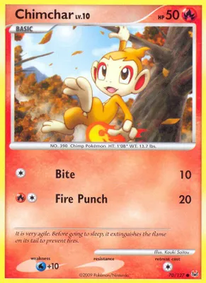 Chimchar from Platinum