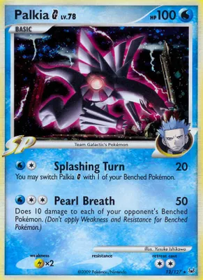 Palkia G from Platinum