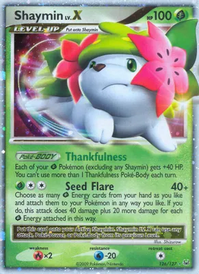 Shaymin Lv.X (Land Forme) from Platinum