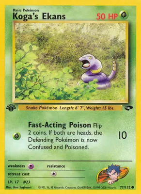 Koga's Ekans from Gym Challenge