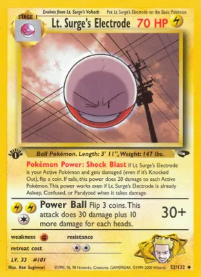 Lt. Surge's Electrode from Gym Challenge