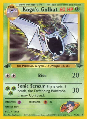 Koga's Golbat from Gym Challenge