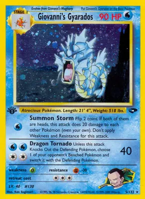 Giovanni's Gyarados from Gym Challenge