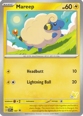 Mareep - Pikachu 2 from Battle Academy 2024