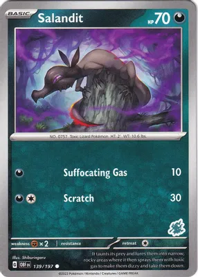 Salandit - Darkrai Deck from Battle Academy 2024