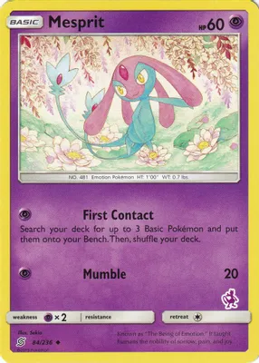 Mesprit - 84/236 (Mewtwo Stamped) from Battle Academy