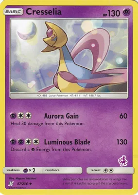 Cresselia - 87/236 (Mewtwo Stamped) from Battle Academy
