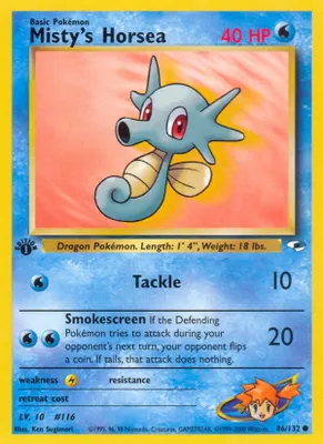 Misty's Horsea from Gym Heroes