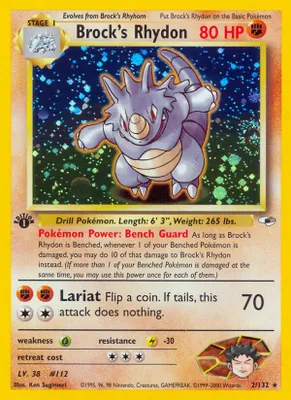 Brock's Rhydon from Gym Heroes