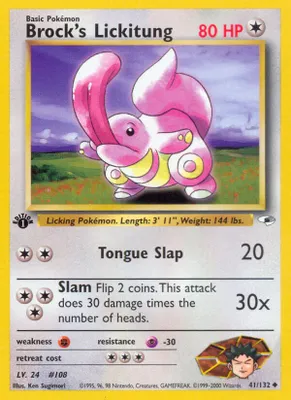 Brock's Lickitung from Gym Heroes