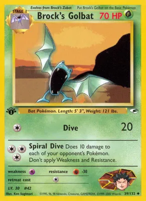 Brock's Golbat from Gym Heroes