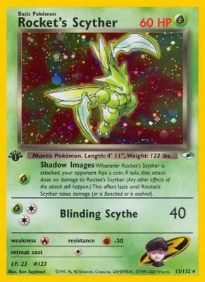 Rocket's Scyther from Gym Heroes