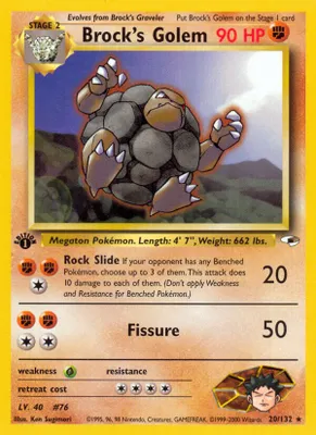 Brock's Golem from Gym Heroes