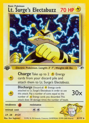 Lt. Surge's Electabuzz (6) from Gym Heroes