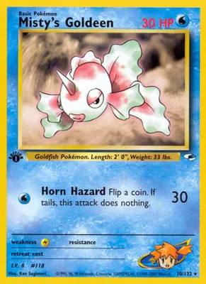 Misty's Goldeen (30) from Gym Heroes