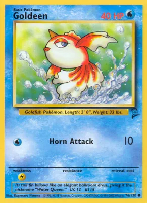 Goldeen from Base Set 2