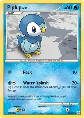 Piplup from Diamond and Pearl