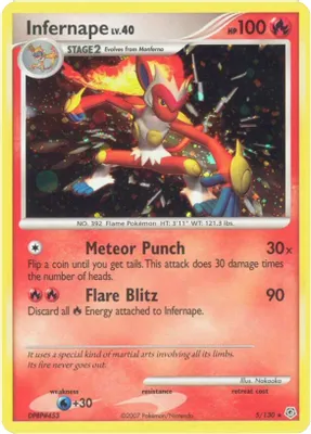 Infernape from Diamond and Pearl