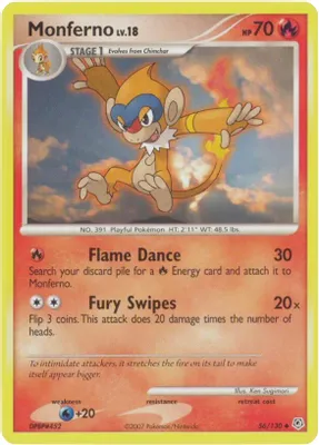 Monferno from Diamond and Pearl