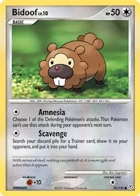 Bidoof from Diamond and Pearl