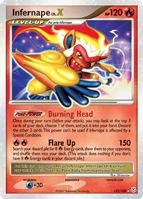 Infernape LV.X from Diamond and Pearl
