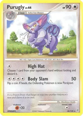 Purugly from Diamond and Pearl