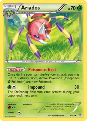 Ariados from XY - Ancient Origins