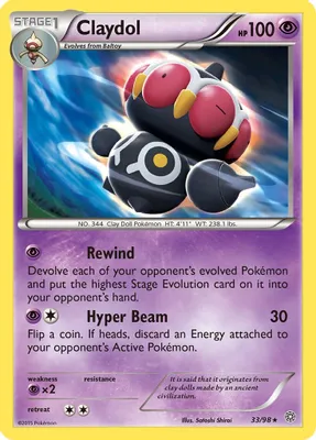 Claydol from XY - Ancient Origins