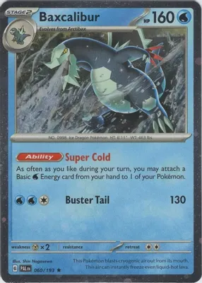 Baxcalibur - 060/193 (Cosmos Holo) from Blister Exclusives