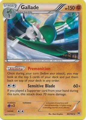 Gallade - 84/162 (Cosmos Holo) from Blister Exclusives
