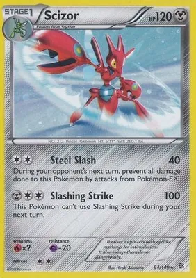 Scizor - 94/149 (Cosmos Holo) from Blister Exclusives