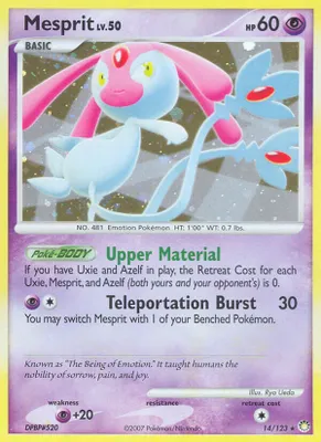 Mesprit from Mysterious Treasures
