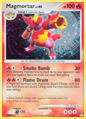 Magmortar from Mysterious Treasures