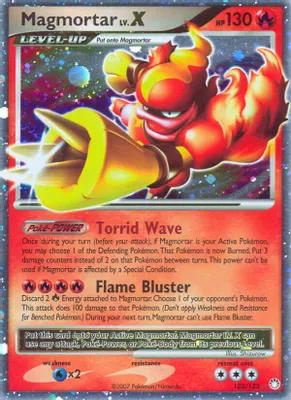 Magmortar Lv.X from Mysterious Treasures