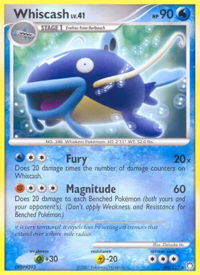 Whiscash from Mysterious Treasures