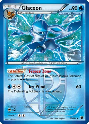 Glaceon (Team Plasma) from Plasma Freeze