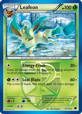 Leafeon (Team Plasma) from Plasma Freeze