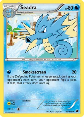 Seadra from Plasma Freeze