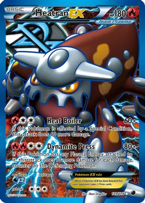 Heatran EX (Team Plasma) (Full Art) from Plasma Freeze