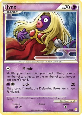 Jynx from HeartGold SoulSilver