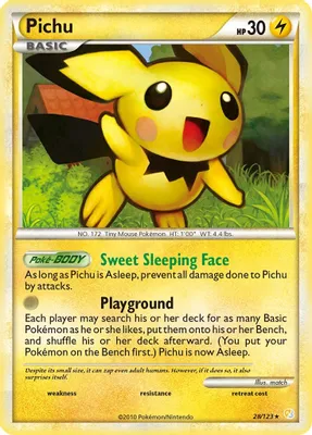Pichu from HeartGold SoulSilver