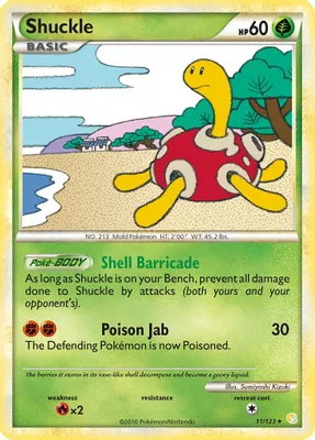 Shuckle from HeartGold SoulSilver