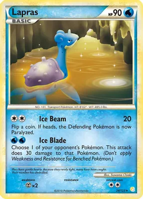 Lapras from HeartGold SoulSilver